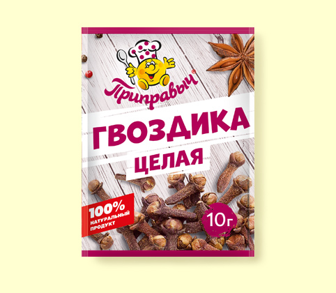 Гвоздика целая 10г*200шт Приправыч